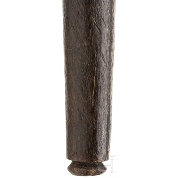 A South African rhino horn knobkerrie, 19th century