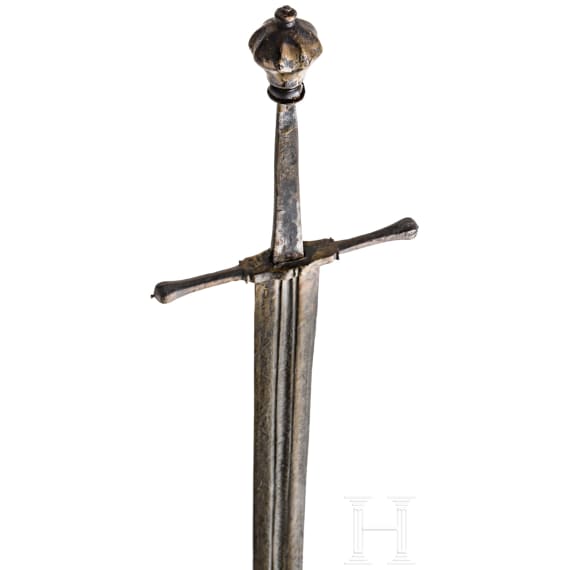 Richtschwert mit ge&auml;tzter Klinge und magischer Inschrift, deutsch, 16./17. Jhdt.