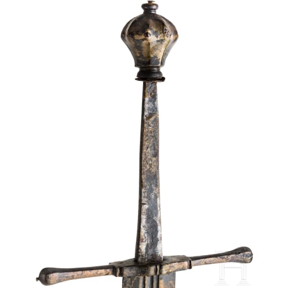 Richtschwert mit ge&auml;tzter Klinge und magischer Inschrift, deutsch, 16./17. Jhdt.