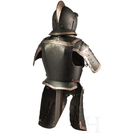 A Nuremberg black and white half armour, circa 1560-80