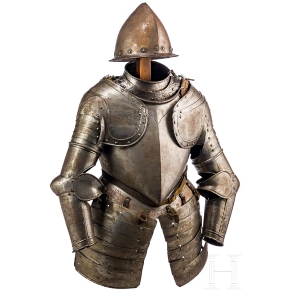 An Italian half armour, circa 1590