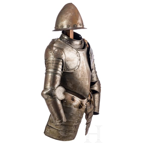 An Italian half armour, circa 1590