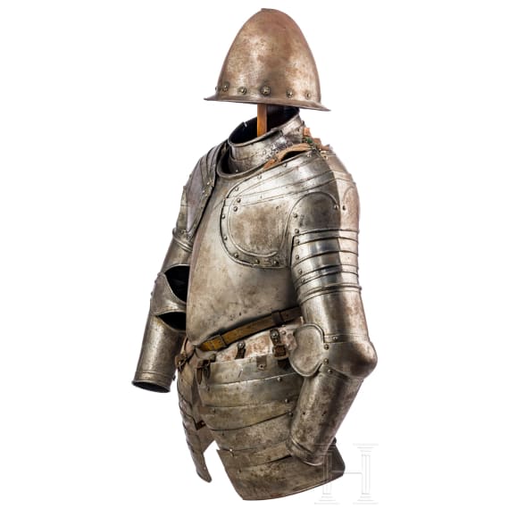 An Italian half armour, circa 1590