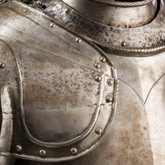 An Italian half armour, circa 1590