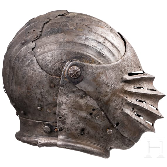 Maximilianischer Helm, s&uuml;ddeutsch, um 1520/30