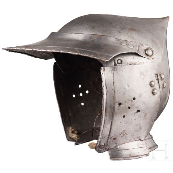 Sturmhaube mit Wiener Arsenalmarke, s&uuml;ddeutsch, um 1530/40