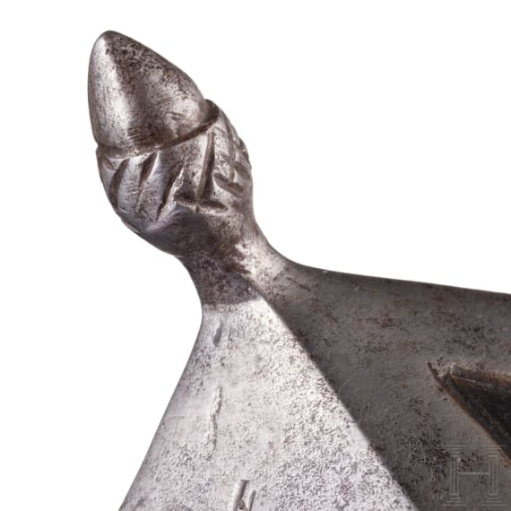 A north German black-and-white burgonet, mid 16th century