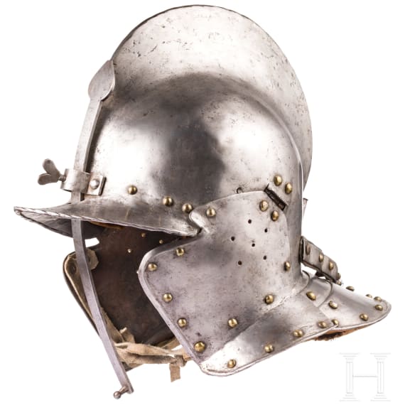 A heavy south German or Swiss burgonet, ca. 1570/80