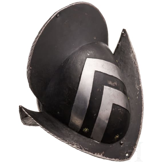 A South German black-and-white morion, ca. 1580/90