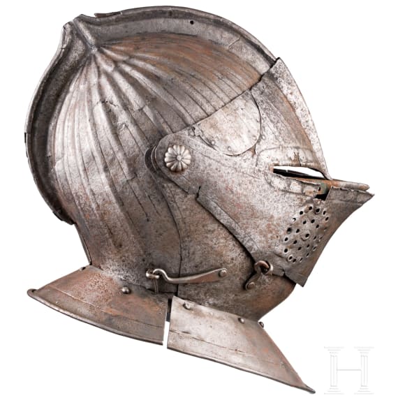 A French cuirassier's close helmet. ca. 1600