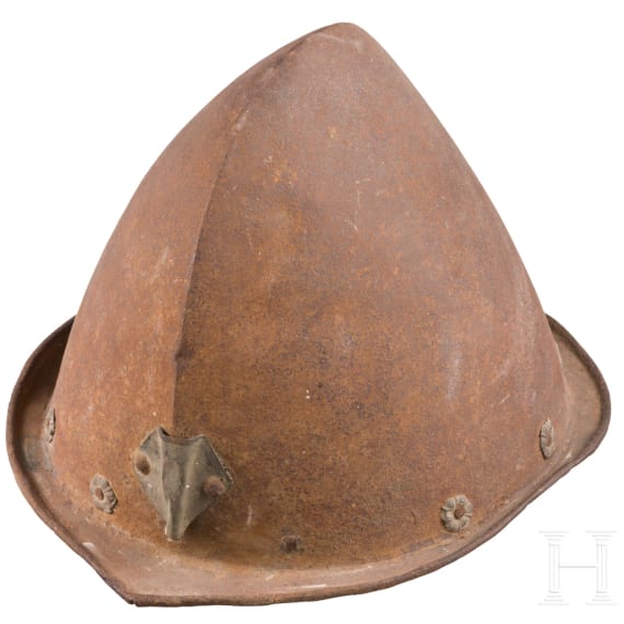 A Flemish musketeer's helmet, ca. 1610/20