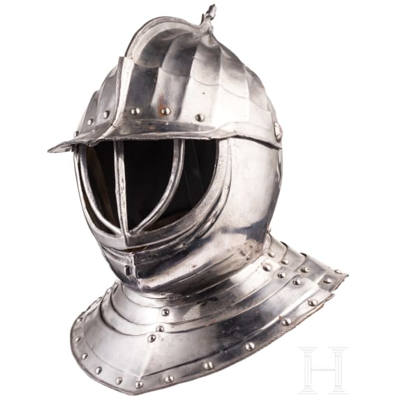 A French cuirassier's helmet, circa 1620