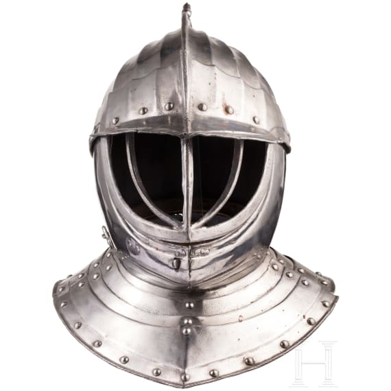 A French cuirassier's helmet, circa 1620