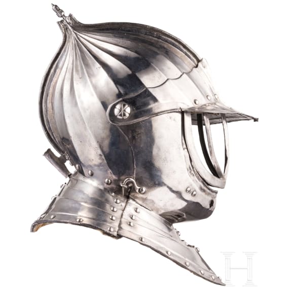 A French cuirassier's helmet, circa 1620