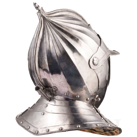 A French cuirassier's helmet, circa 1620