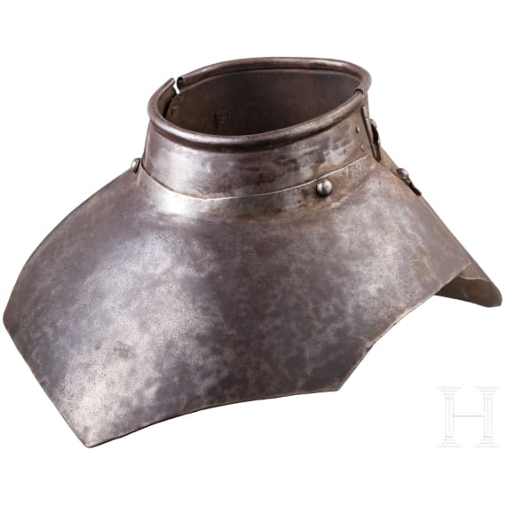 A German collar for a cuirassier's armour, ca. 1620