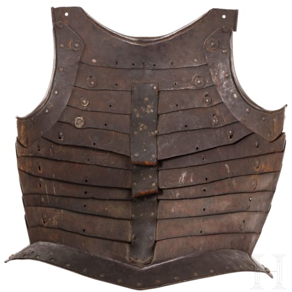 A German or Polish segmented breastplate, ca. 1600