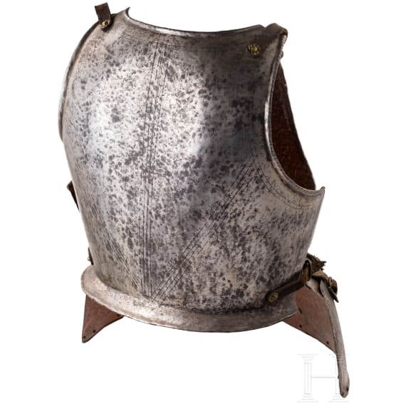 An Italian cuirass with tassets, ca. 1600