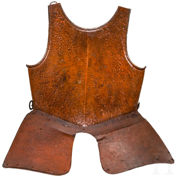 An Italian cuirass with tassets, ca. 1600