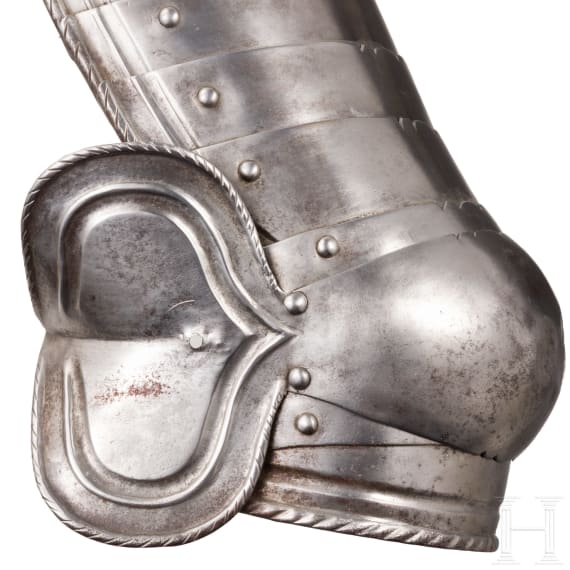 A pair of cuisses of a German horseman's armour, ca. 1560