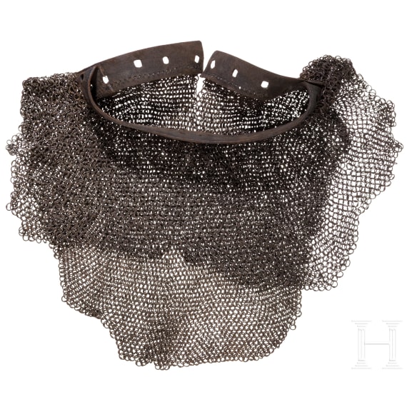 A mail aventail for a bascinet, 15th/19th century
