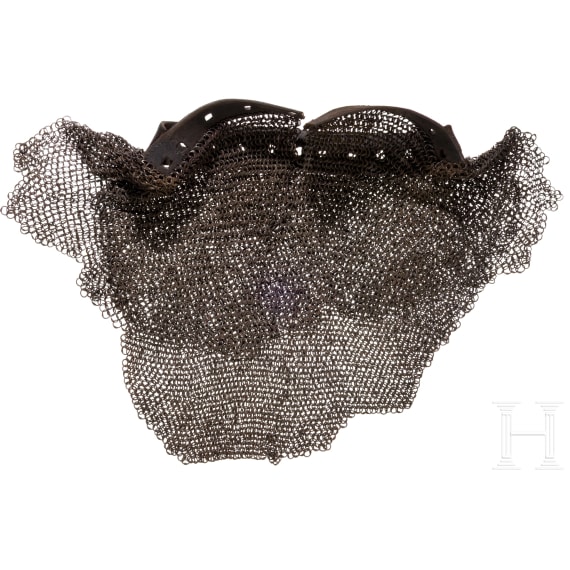 A mail aventail for a bascinet, 15th/19th century