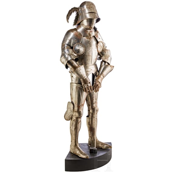 A German decorative suit of Gothic armour, 1st half of the 20th century