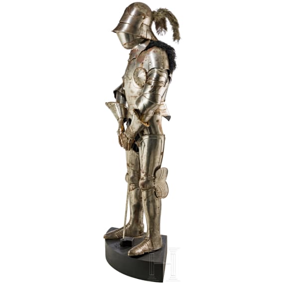 A German decorative suit of Gothic armour, 1st half of the 20th century