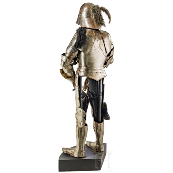 A German decorative suit of Gothic armour, 1st half of the 20th century