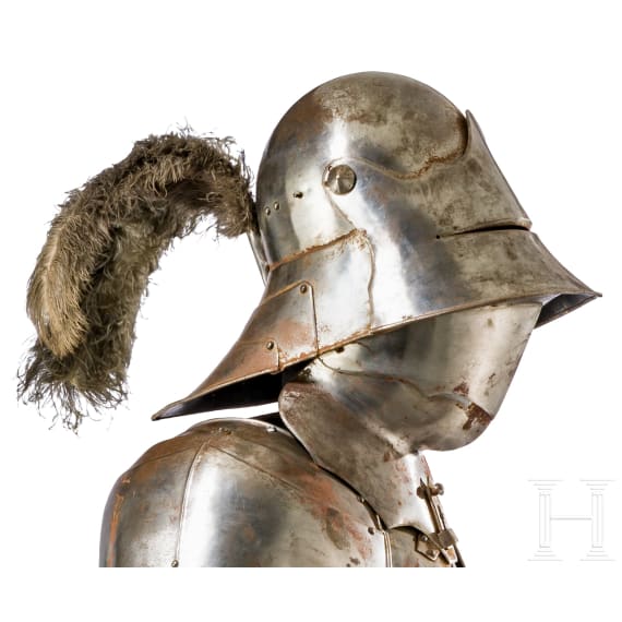 A German decorative suit of Gothic armour, 1st half of the 20th century