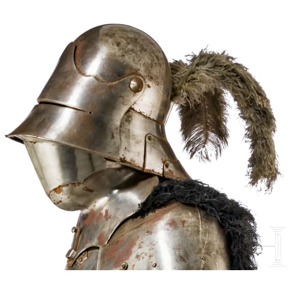A German decorative suit of Gothic armour, 1st half of the 20th century