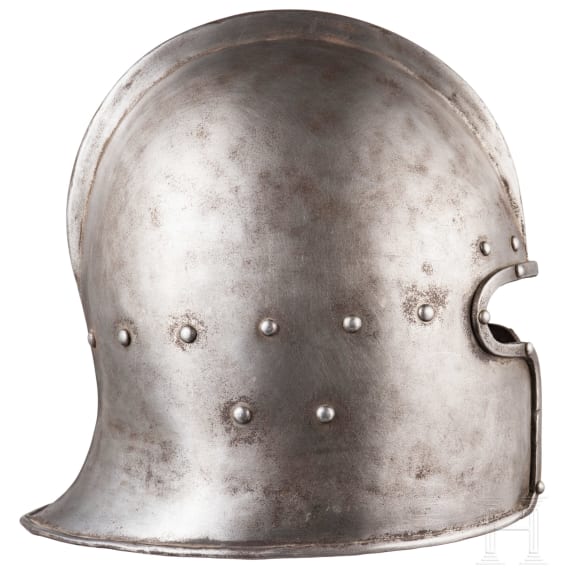 An Italian barbute in 1460s style, modern replica