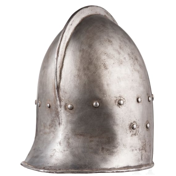 An Italian barbute in 1460s style, modern replica