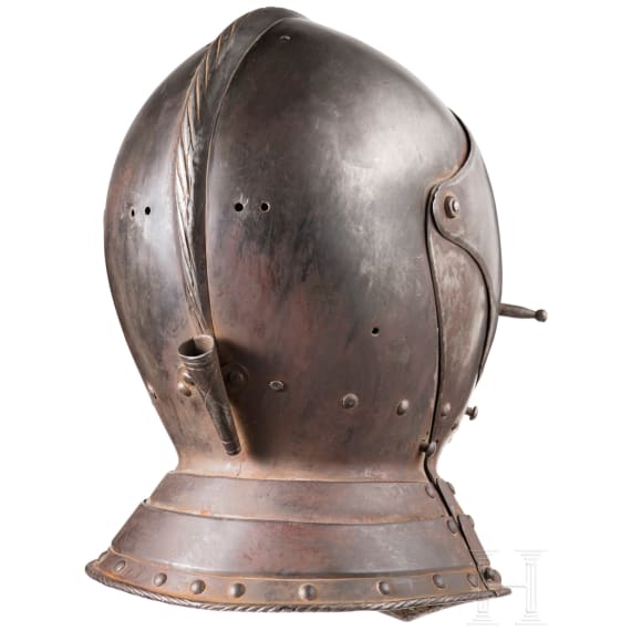 A German close helmet in 1540s style, modern replica