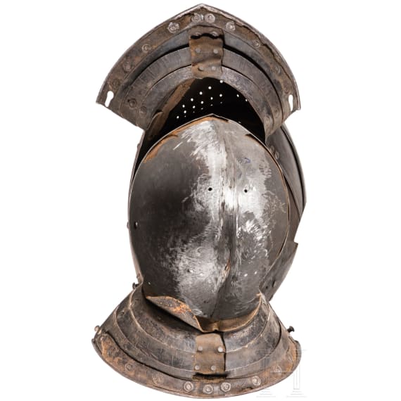 A German close helmet in 1540s style, modern replica