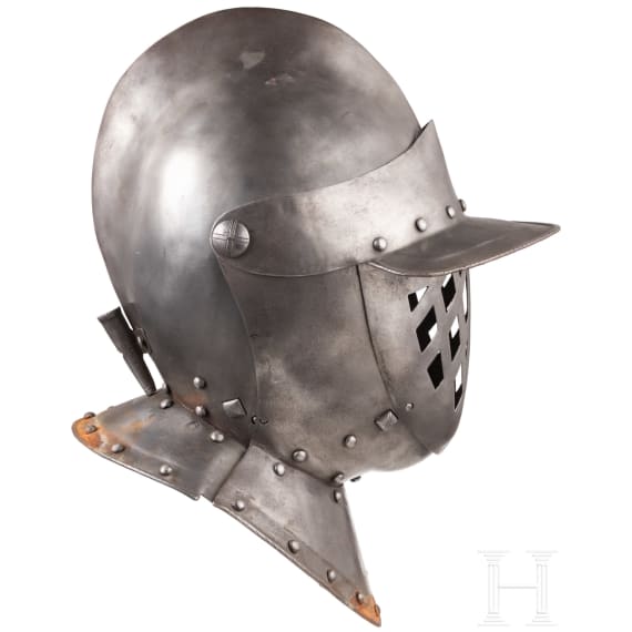 K&uuml;rassierhelm im Stil um 1620, Historismus, um 1900