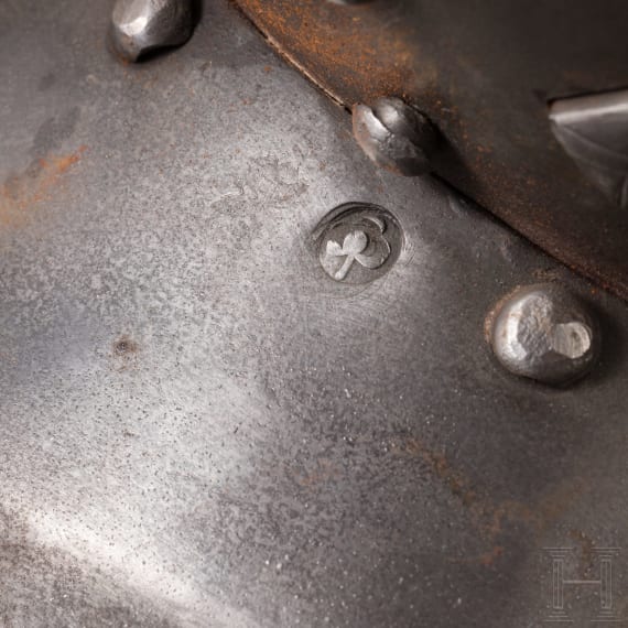 K&uuml;rassierhelm im Stil um 1620, Historismus, um 1900