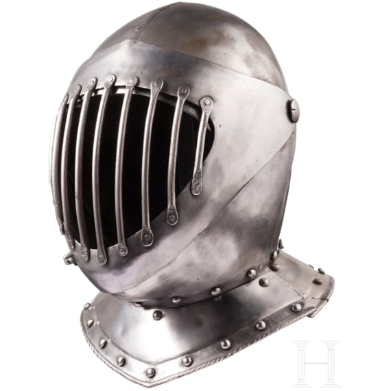 A close helmet for tournament in the style of the Gioco del Ponte, Germany, ca. 1900