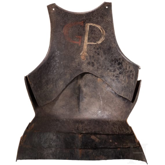 A painted breastplate for the Pisan Gioco del Ponte, 19th/20th century