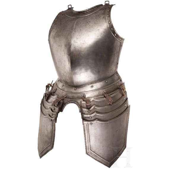 A German breastplate with tassets, 20th century