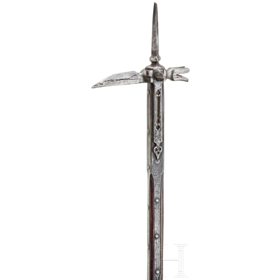 A German late Gothic war hammer, late 15th century