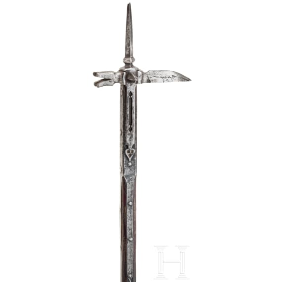 A German late Gothic war hammer, late 15th century