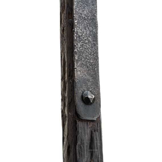Sp&auml;tgotische Hellebarde, s&uuml;ddeutsch, um 1490/1500