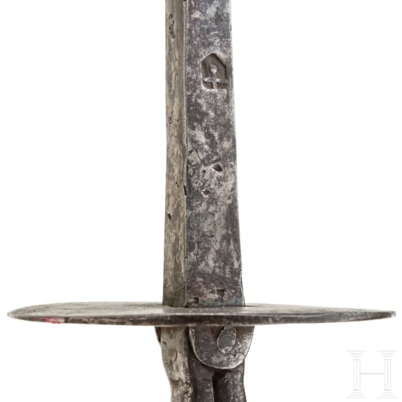 Ein extrem seltener gotischer Ahlspie&szlig;, Hans Maidburger in Piesting f&uuml;r das Zeughaus in Wien, um 1497 bis 1500