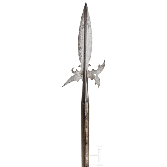 A German hunting halberd, German, second half of the 16th century