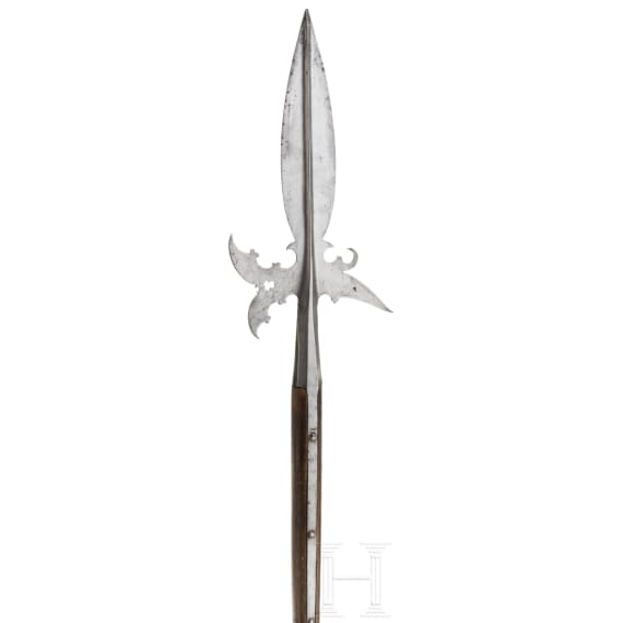 A German hunting halberd, German, second half of the 16th century