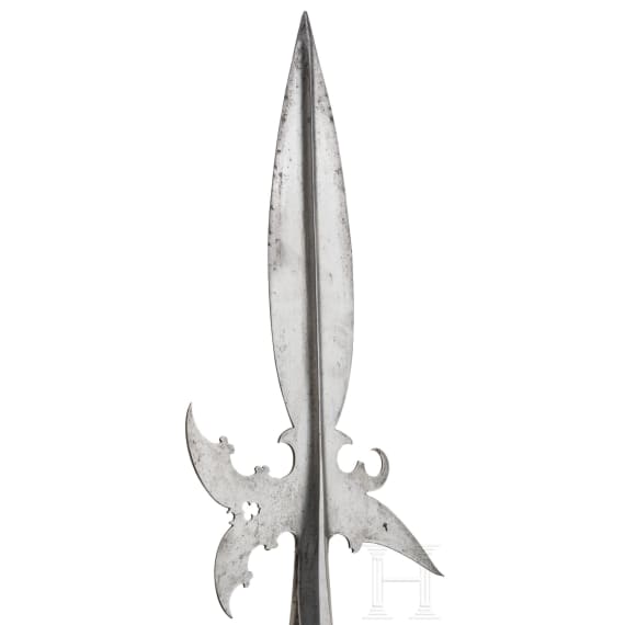 A German hunting halberd, German, second half of the 16th century
