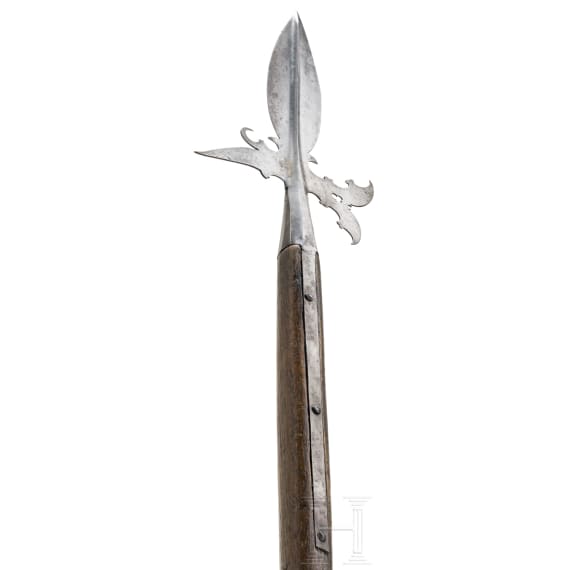 A German hunting halberd, German, second half of the 16th century