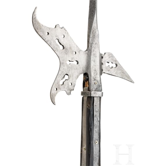 Styrian halberd with a curved blade, Austria, circa 1590