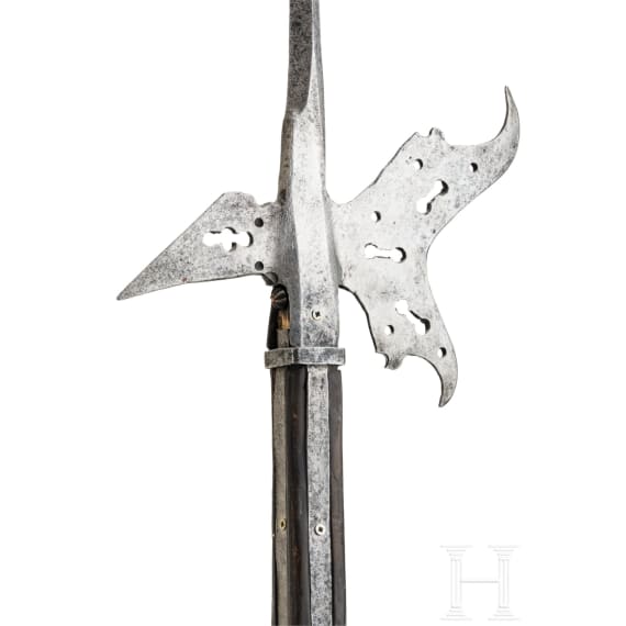 Styrian halberd with a curved blade, Austria, circa 1590